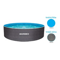 Marimex Orlando bazén 3,66x0,91 m s příslušenstvím - motiv RATAN
