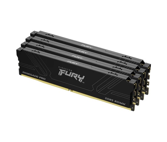 KINGSTON DIMM DDR5 128GB (Kit of 4) 7200MT/s CL38 FURY Renegade Pro Black