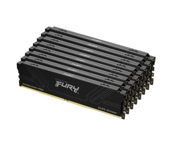 KINGSTON DIMM DDR5 128GB (Kit of 8) 7600MT/s CL40 FURY Renegade Pro Black