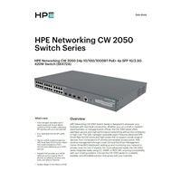 HPE Networking CW 2050 24p 10/100/1000BT PoE+ 4p SFP 1G/2.5G 420W Switch