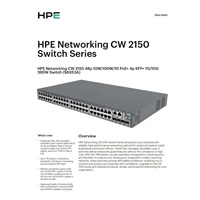 HPE Networking CW 2150 48p 10M/100M/1G PoE+ 4p SFP+ 1G/10G 390W Switch