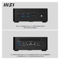 BAZAR - MSI PC Cubi NUC 1MG-418BEU, Core 7 150U, 16GB, N/A, N/A, No OS, Black - Poškozený obal (Komplet)