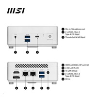 BAZAR - MSI PC Cubi 5 1M-483BEU, Core 5 120U, 16GB, N/A, N/A, No OS, White - Poškozený obal (Komplet)