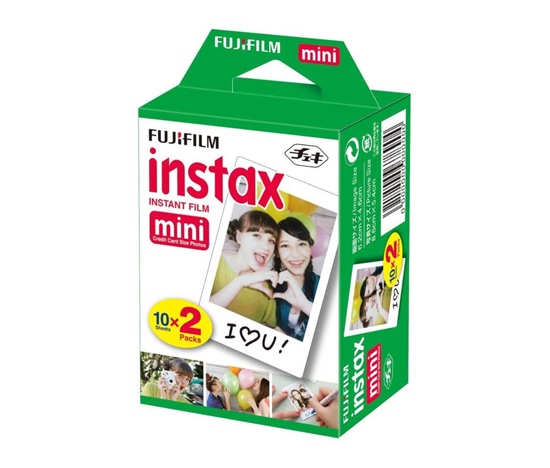 BAZAR - Fujifilm Film Instax Mini Glossy(10X2/Pk) - Poškozený obal (Komplet)