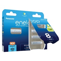 PANASONIC HR03 AAA 4MCCE/8BE ENELOOP N, 800 mAh (Blistr 8ks)