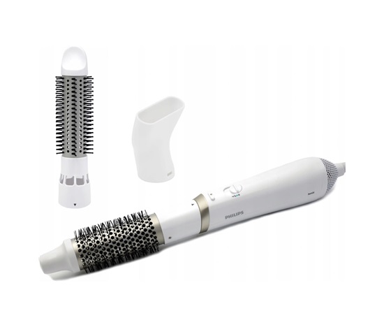 Philips BHA303/00 horkovzdušný kulmofén bílý, 800 W, 3 nástavce, ionizace, keramický povrch