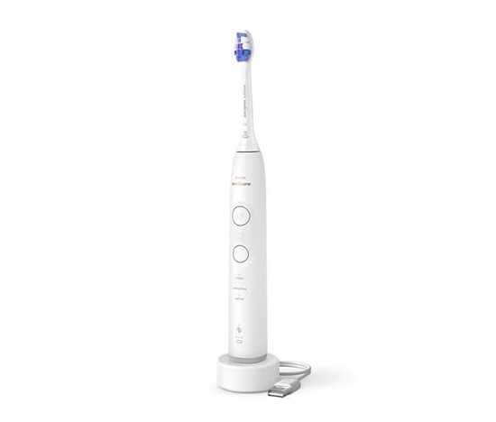 Philips Sonicare 6500 HX7410/02 sonický zubní kartáček, bílý, 3 režimy, 3 intenzity, tlakový senzor, pouzdro