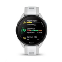 BAZAR - Garmin GPS sportovní hodinky Forerunner® 165, Mist grey/Whitestone, EU - Poškozený obal (Komplet)