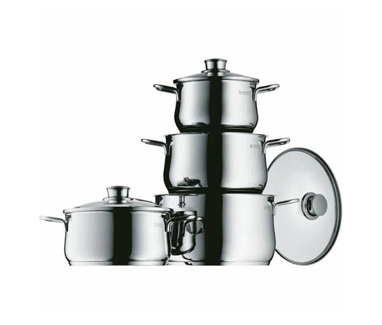 BAZAR - WMF Sada hrnců Diadem Plus, nerezová ocel, 4 kusy - Poškozený obal (Komplet)