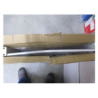 BAZAR - LEXI-Net 19" police s perforací 1U/650mm, nosnost 45kg, šedá - prohnutá