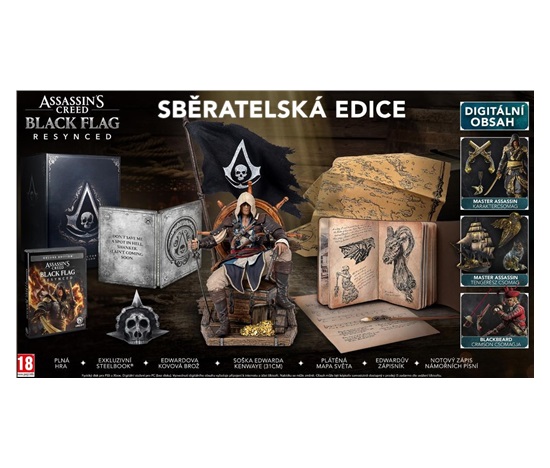 PS5 hra Assassin's Creed Black Flag Resynced Collector's Edition