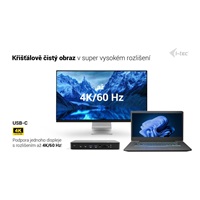 i-tec Thunderbolt 5 Triple Display Docking Station, M.2 slot, 6x USB, 2.5 GLAN, PD 140W