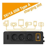 BAZAR - Fortron UPS FSP ECO 800 FR, 800 VA / 480 W, USB, RJ45, line interactive, poškozený obal