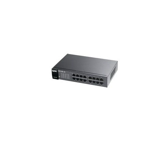 Zyxel GS1100-16 v4 16-port Gigabit Ethernet Switch, fanless