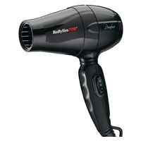 BaByliss PRO BAB5510E mini fén, 1200 W, duální napětí, difuzér, koncentrátor, černý