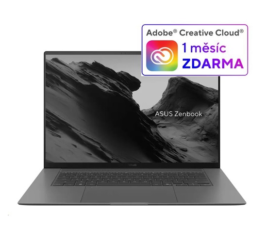 ASUS NTB Zenbook S 16 OLED (UM5606GA-OLED592XZ), AI 9 465, 16" 3K, 32GB, 512GB SSD, Radeon, W11 Pro, Antrim Gray