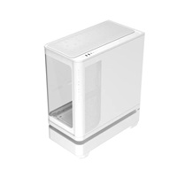 ASUS case PRIME AP304 TG ARGB WHITE, ATX, Průhledná bočnice, 4x120mm ARGB, bílá