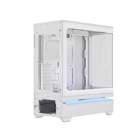 ASUS case PRIME AP304 TG ARGB WHITE, ATX, Průhledná bočnice, 4x120mm ARGB, bílá