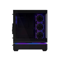 ASUS case PRIME AP304 TG ARGB BLACK, ATX, Průhledná bočnice, 4x120mm ARGB, černá