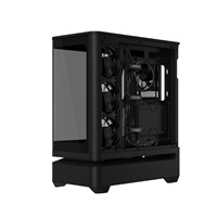 ASUS case PRIME AP304 TG ARGB BLACK, ATX, Průhledná bočnice, 4x120mm ARGB, černá