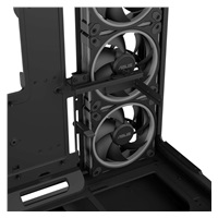 ASUS case PRIME AP304 TG ARGB BLACK, ATX, Průhledná bočnice, 4x120mm ARGB, černá
