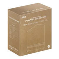 ASUS case PRIME AP304 TG ARGB BLACK, ATX, Průhledná bočnice, 4x120mm ARGB, černá