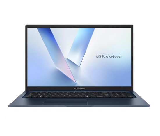 ASUS NTB Vivobook 17 (X1704VA-AU1055Z),Core 5 120U, 17.3" 1920 x 1080, 8GB, 512GB SSD, Intel Graphics, No OS, Blue