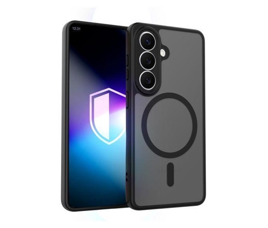 3mk ochranný kryt Misty MagCase Black pro Samsung Galaxy S26