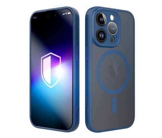 3mk ochranný kryt Misty MagCase Blue pro Apple iPhone 15 Pro Max