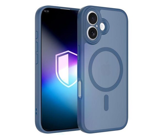 3mk ochranný kryt Misty MagCase Blue pro Apple iPhone 16