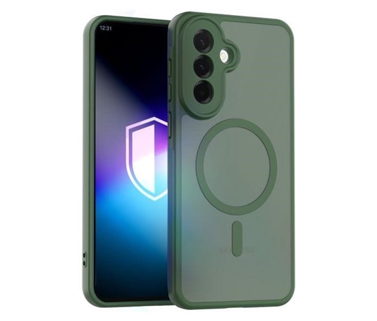 3mk ochranný kryt Misty MagCase Green pro Samsung Galaxy A27 5G