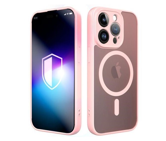 3mk ochranný kryt Misty MagCase Pink pro Apple iPhone 14 Pro