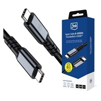 3mk Hyper Cable N-SERIES Thunderbolt 4 2m 48V/5A 40Gb/s 240W 8K60Hz Black