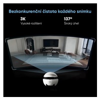 BAZAR - Enabot EBO Air2 Plus - Robotický AI společník s 3K kamerou - Poškozený obal (Komplet)