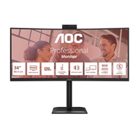 AOC MT VA 34" CU34E4CW - VA panel, 3440x1440, 120Hz, HDMI, DP, USB-C, posk obal