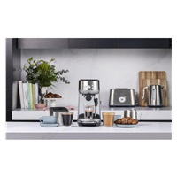 Sage SES450BSS pákové espresso stříbrné, ThermoJet, 54 mm páka, pre-infuze, parní tryska