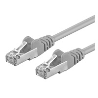 Premiumcord Patch kabel CAT 6a S-FTP,RJ45-RJ45,LSOH, AWG 26/7 7m šedá