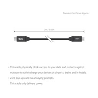 Club3D Kabel USB-C, 240W, 2m, černá