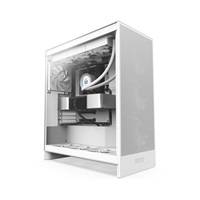 BAZAR - NZXT skříň H7 Flow edition / ATX / 3x 120 mm fan / USB-C / 2x USB / prosklená bočnice / mesh panel / bílá - Pošk