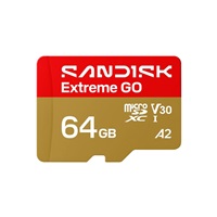 SanDisk micro SDXC karta 64GB Extreme GO (170 MB/s , UHS-I U3 V30) – náhled 1