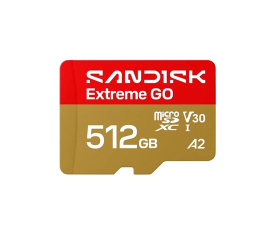 SanDisk micro SDXC karta 512GB Extreme GO (240 MB/s , UHS-I U3 V30)