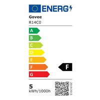 Govee Smart žárovka ST64 RGBWW 5W-40W 500lm E27 Long Life, Matter