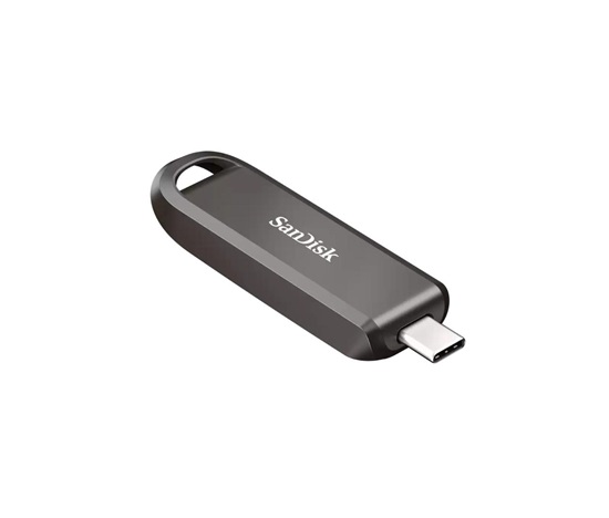 SanDisk Flash Disk 256GB Extreme PRO, USB-C, Šedá