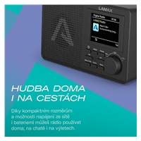 LAMAX RadioVox1 DAB - Přenosné DAB+ rádio s FM tunerem a Bluetooth