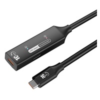 PremiumCord USB-C 3.2 Gen 2 repeater a prodlužovací kabel Male-Female, 10Gbps Aluminium 7m