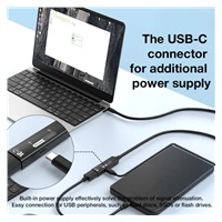 PremiumCord USB-C 3.2 Gen 2 repeater a prodlužovací kabel Male-Female, 10Gbps Aluminium 10m