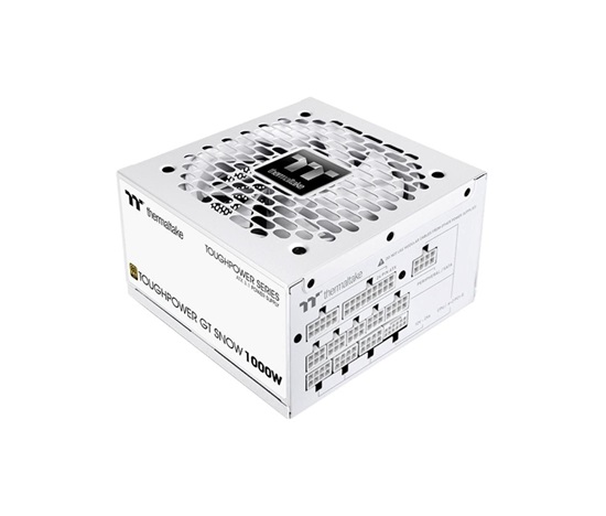 BAZAR - THERMALTAKE zdroj 1000W Toughpower GT, 120mm, Plně modulární, 80+ Gold, bílá, rozbaleno
