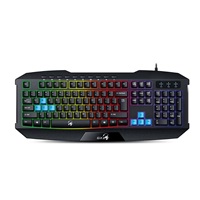 GENIUS GX GAMING Scorpion K215/ Herní drátová klávesnice/ podsvícená/ USB/ Copilot/ černá/ CZ+SK layout