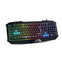GENIUS GX GAMING Scorpion K215/ Herní drátová klávesnice/ podsvícená/ USB/ Copilot/ černá/ CZ+SK layout