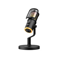 GENIUS streamovací mikrofon MIC-S400U/ USB-C/ USB/ černý